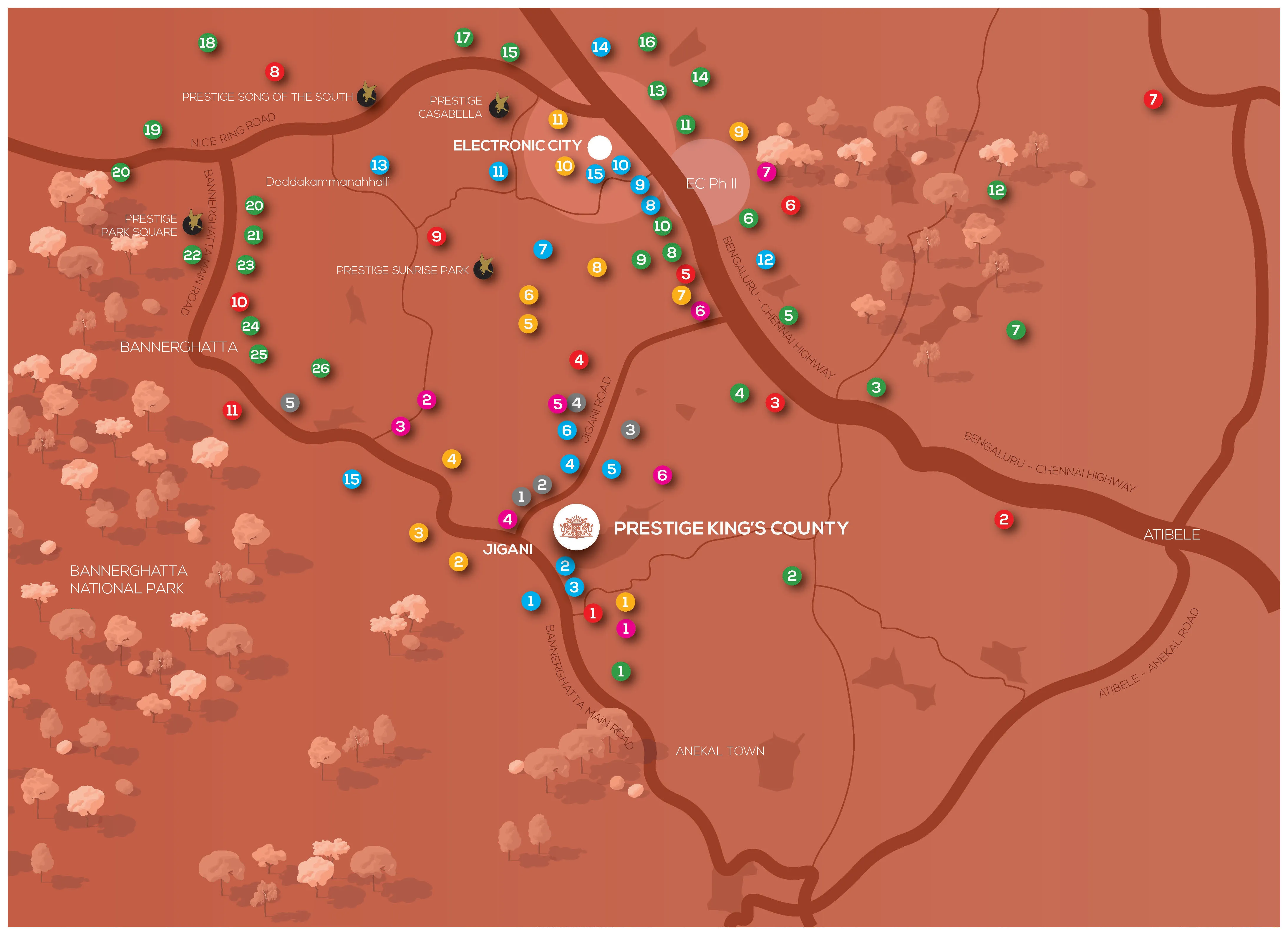 Prestige Kings County Location Map